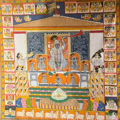 Exploring the Divine Beauty: Pichwai Paintings Depicting Radha Krishna