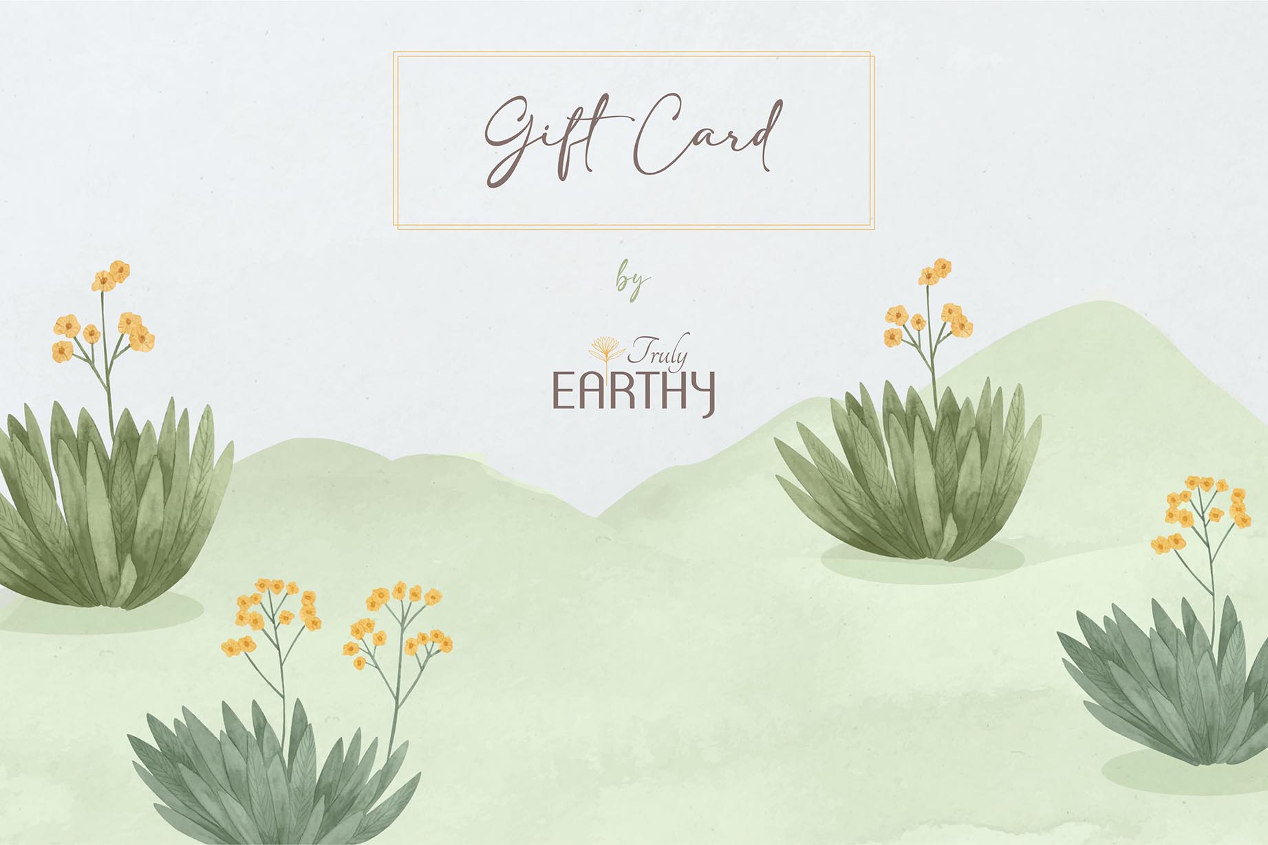 Gift Cards by Truly Earthy