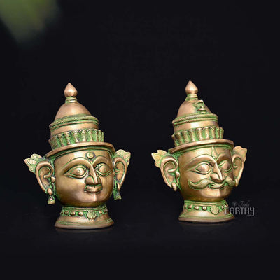 Shiva & Gauri Mukhlingam Mask