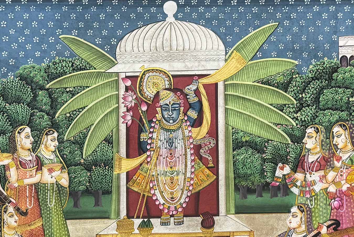 sharad purnima pichwai painting_2