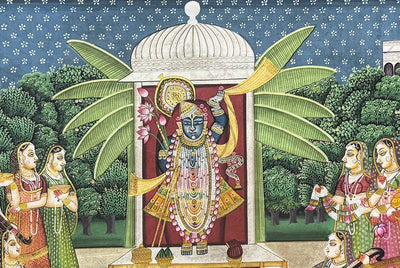 sharad purnima pichwai painting_2