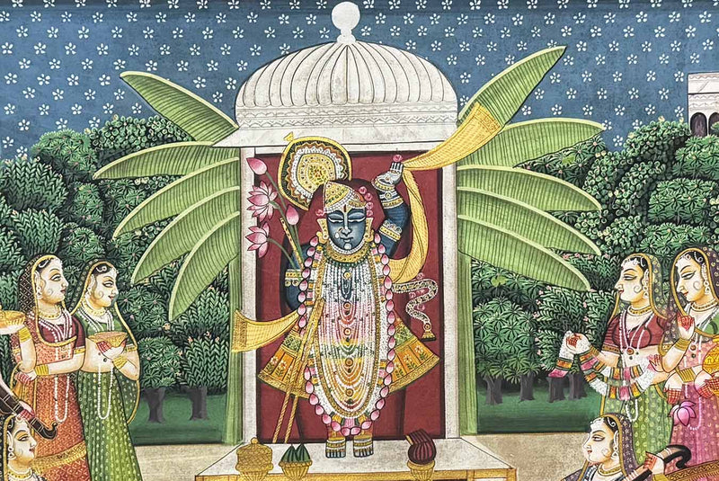 sharad purnima pichwai painting_2