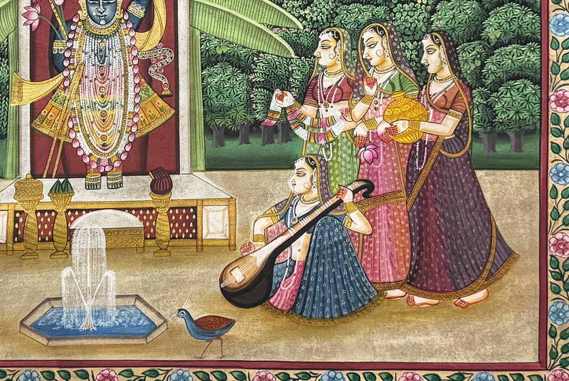sharad purnima pichwai painting_4