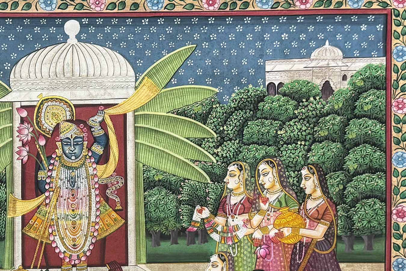 sharad purnima pichwai painting_5