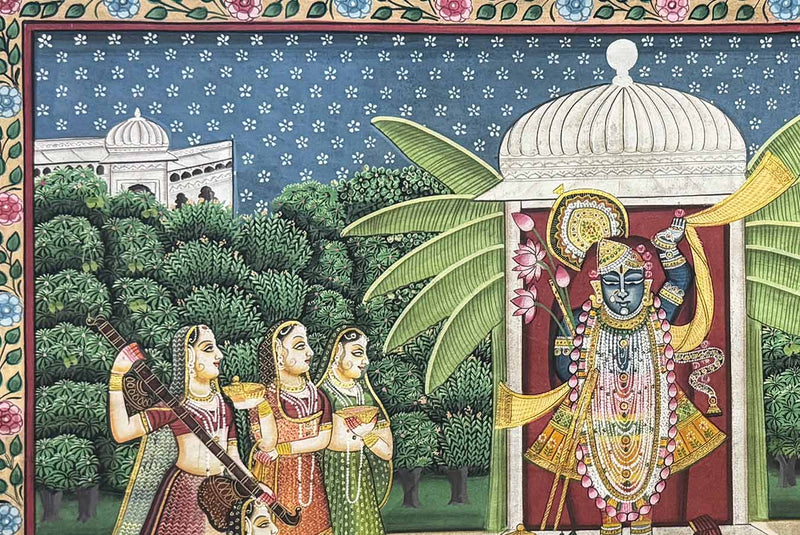 sharad purnima pichwai painting_6