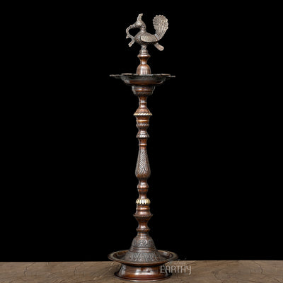 brass oil lamp, angel 2