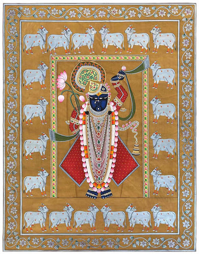 large shrinathji pichwai painting