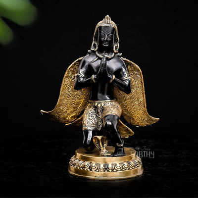 brass garuda sculpture