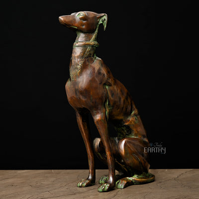greyhound dog sculpture