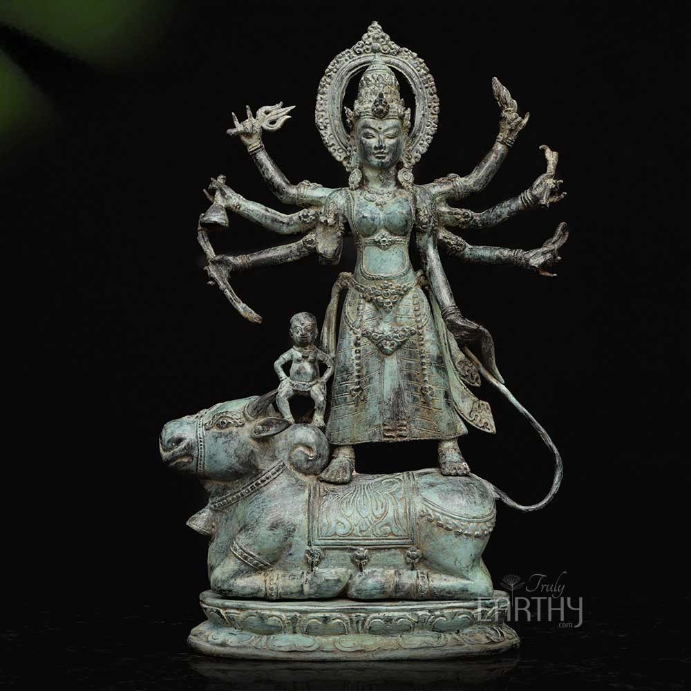 Maa Durga - Bronze Sculpture