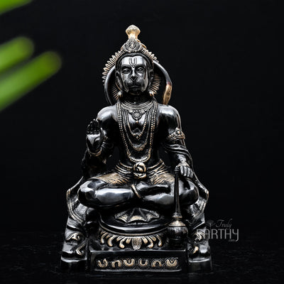 brass hanuman ji statue