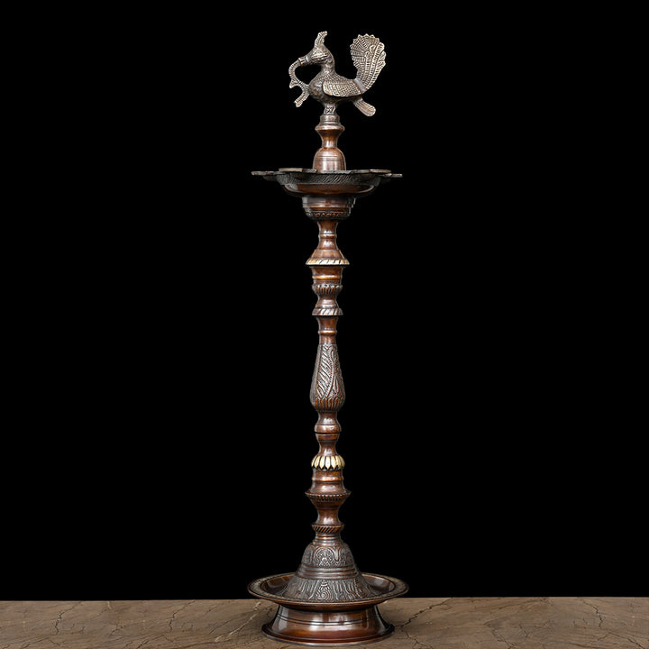 brass oil lamp, angel 3