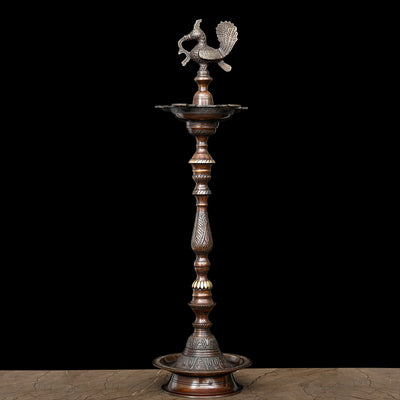 brass oil lamp, angel 3