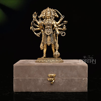 brass panchmukhi hanuman ji