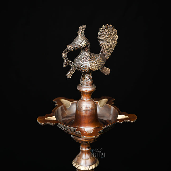 brass oil lamp, angel 4