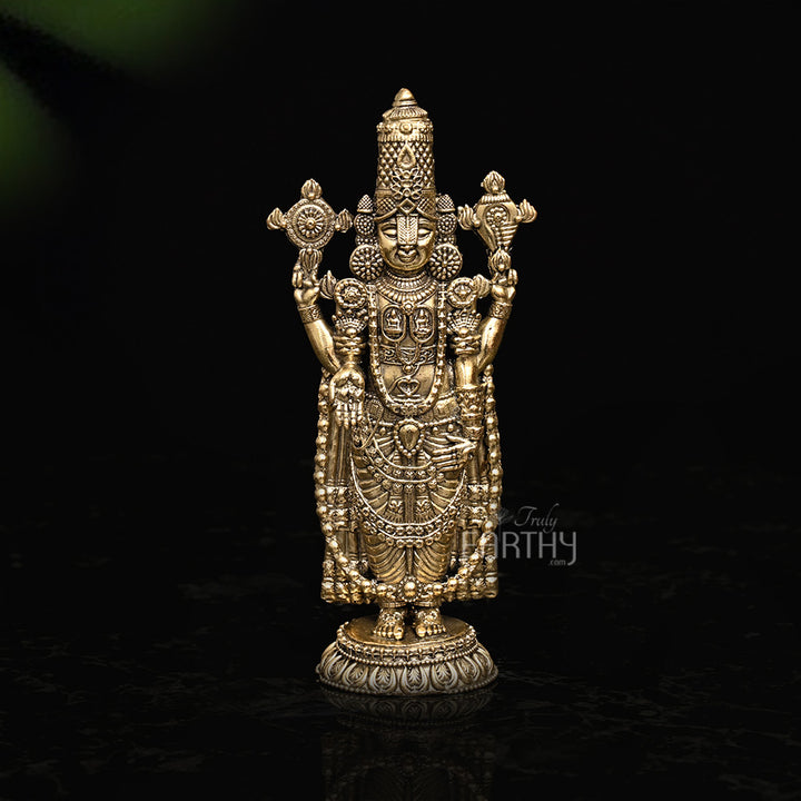 Small Superfine Tirupati Balaji Brass Statue