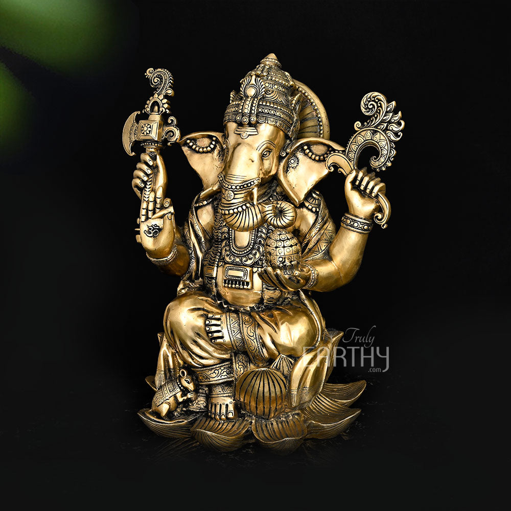 brass ganesh statue, angel 2