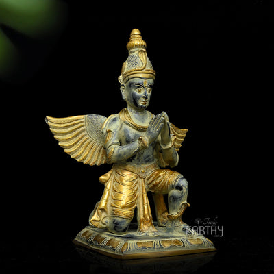 Brass Garuda in Namaskar Mudra