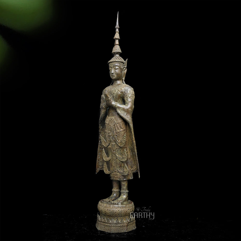 Bronze Buddha Sculpture (55 inches)