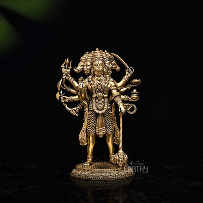 Superfine Brass Panchmukhi Hanuman Ji