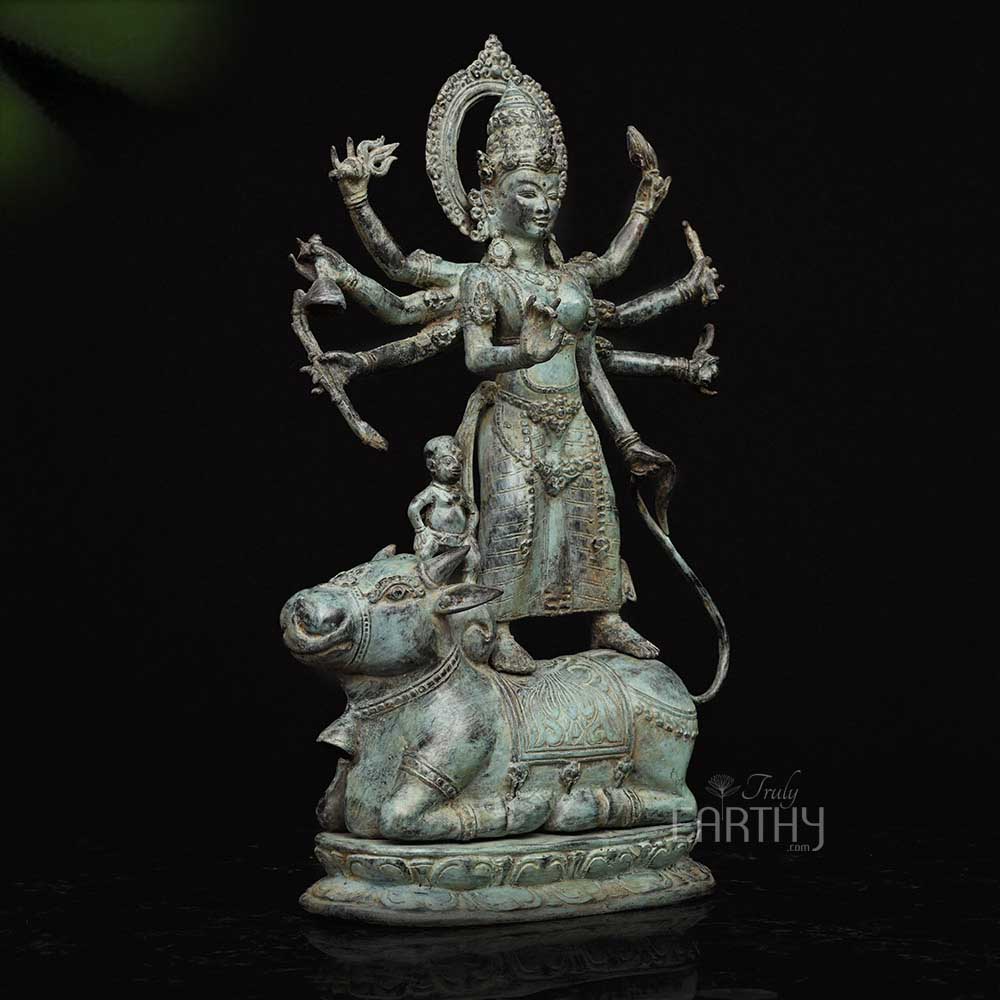 Maa Durga - Bronze Sculpture_2