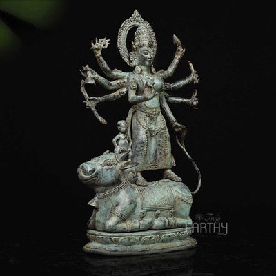 Maa Durga - Bronze Sculpture_2