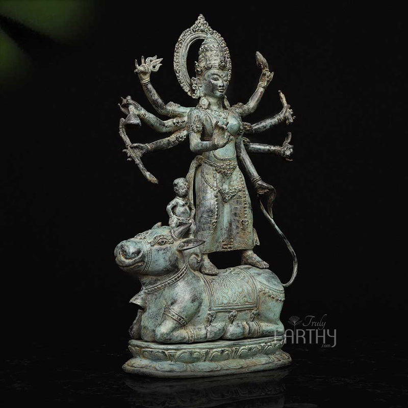Maa Durga - Bronze Sculpture_2