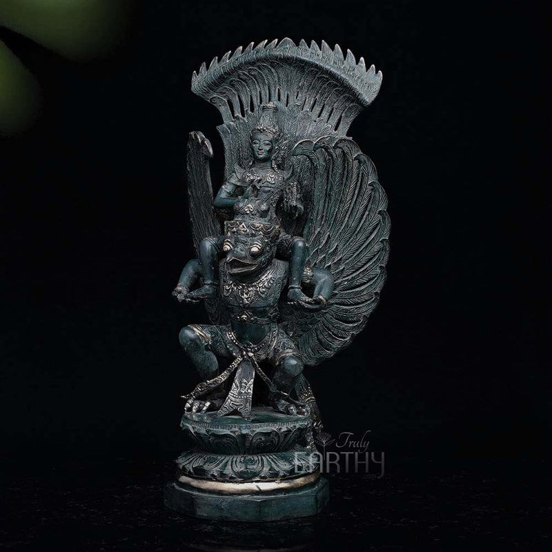 bronze vishnu statue