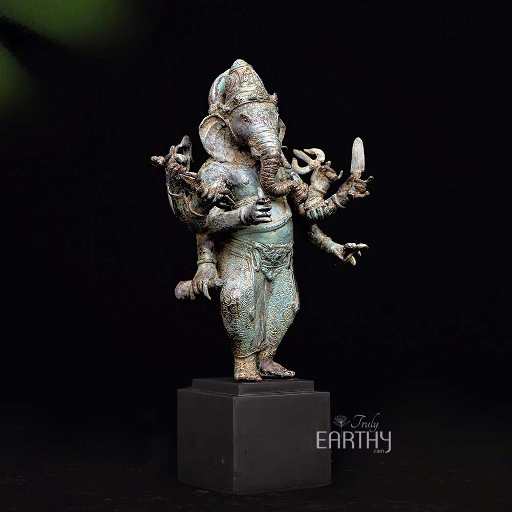 bronze ganesha sculpture_2