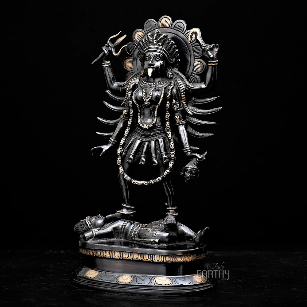 antique kali statue