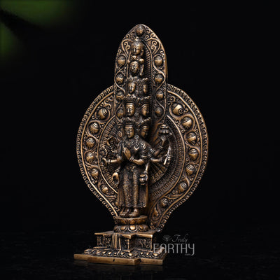 Brass Avalokiteshvara Idol_3