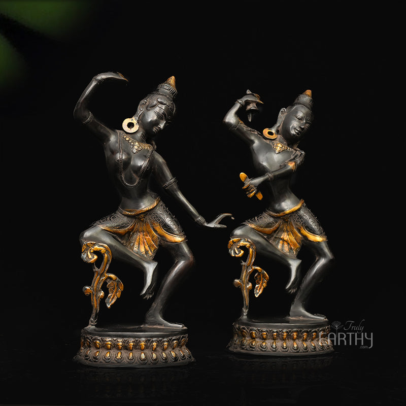dancing shiva parvati statue_3