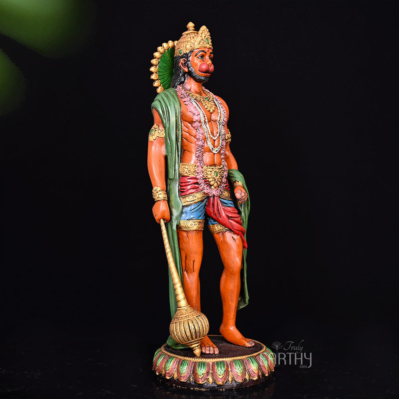 brass hanuman ji statue, angel 2