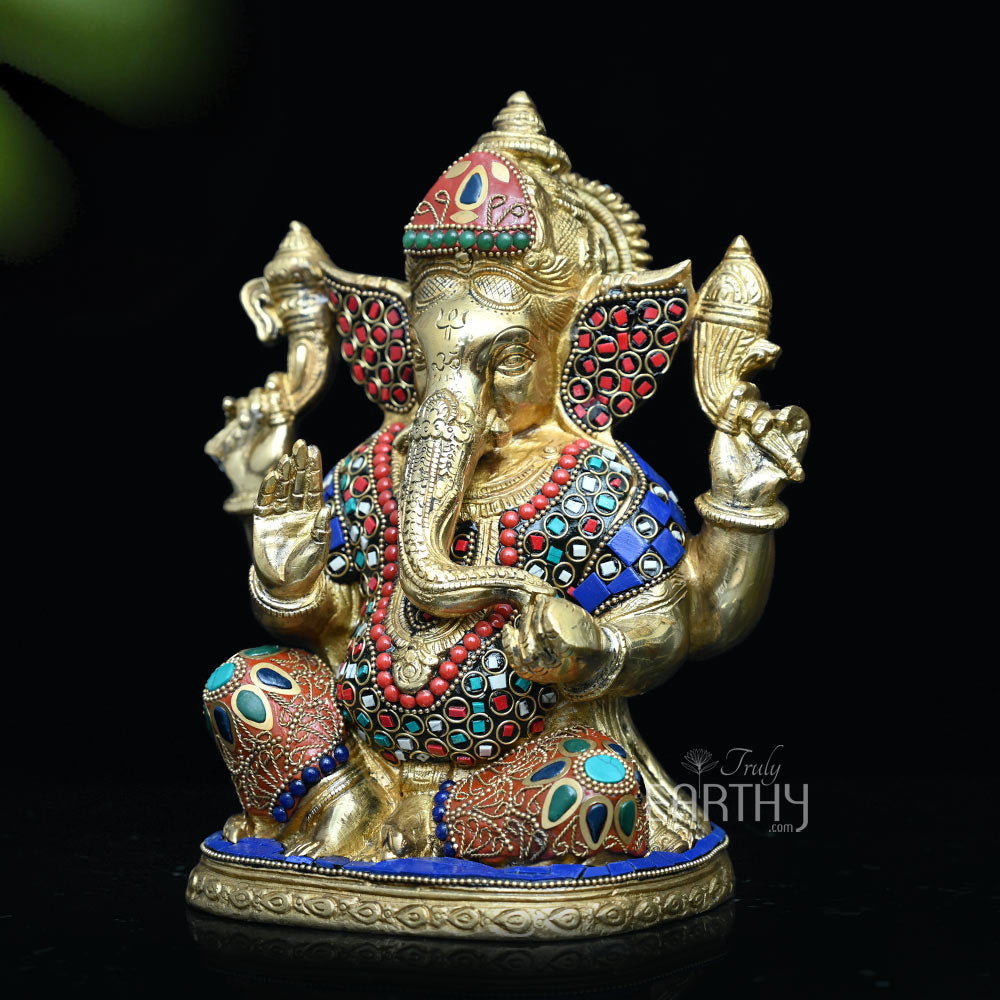 brass ganesha statue, angel 2