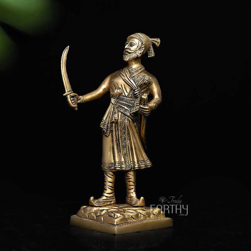 Chhatrapati Shivaji Maharaj - The Fearless Maratha Warrior | Brass Statue