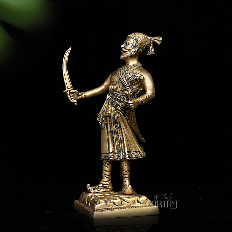 Chhatrapati Shivaji Maharaj - The Fearless Maratha Warrior | Brass Statue