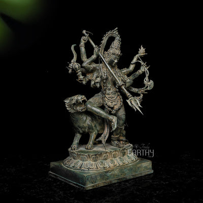 Adishakti Durga -The Embodiment of Supreme Energy | Bronze Statue