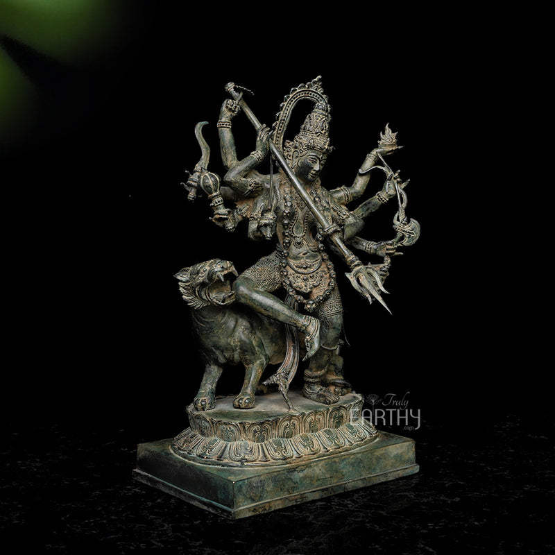 Adishakti Durga -The Embodiment of Supreme Energy | Bronze Statue