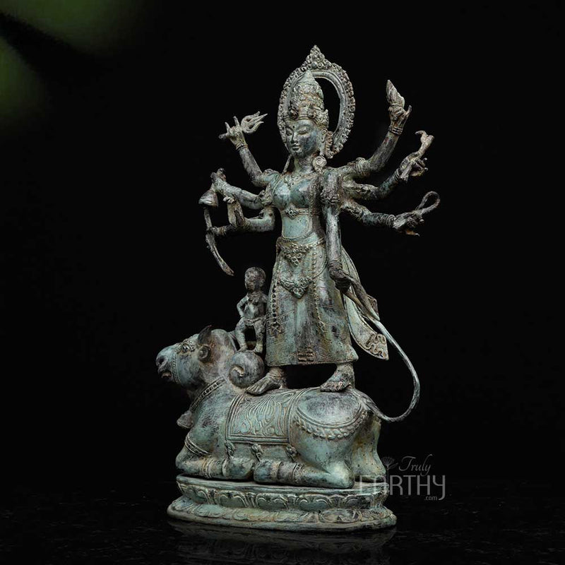 Maa Durga - Bronze Sculpture_3