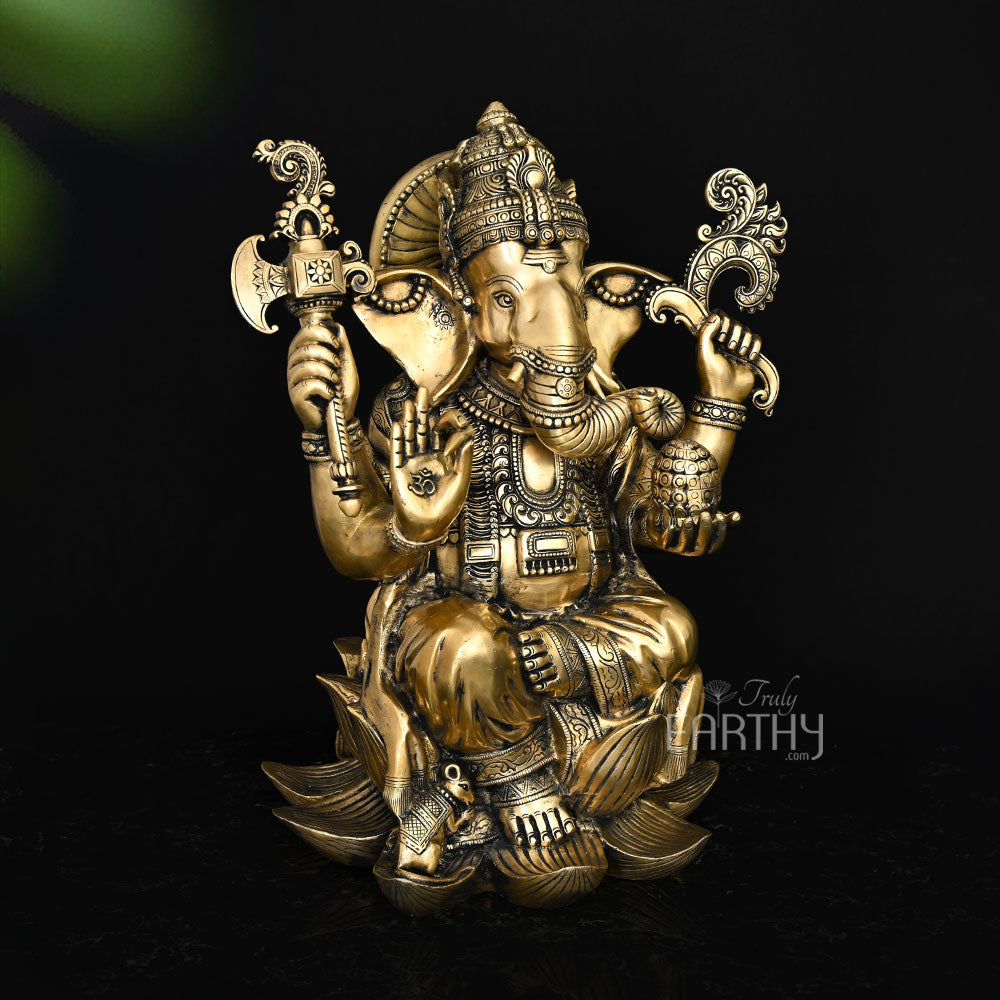 brass ganesh statue, angel 3