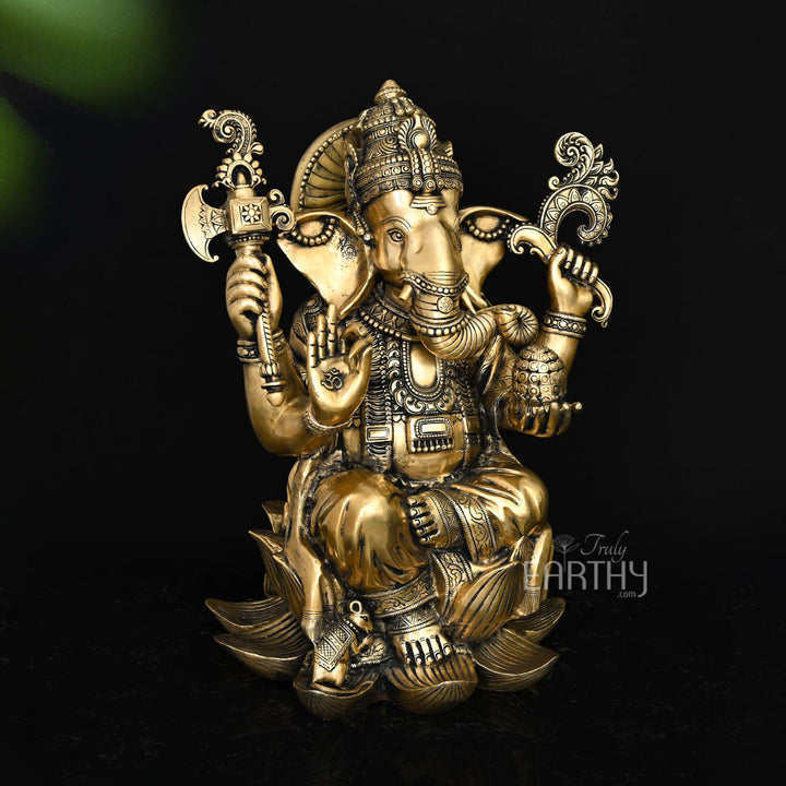 brass ganesh statue, angel 3