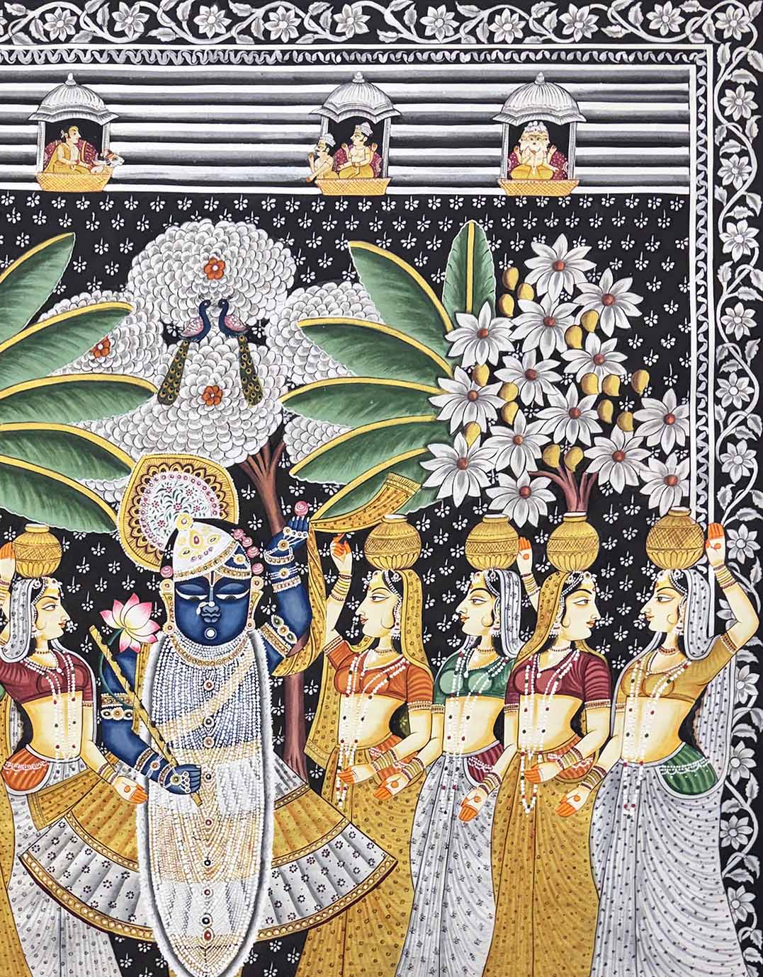 Daan Leela - Handmade Pichwai Painting – Truly Earthy