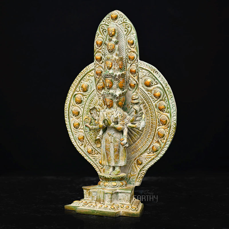 Brass Avalokiteshvara, angel 3