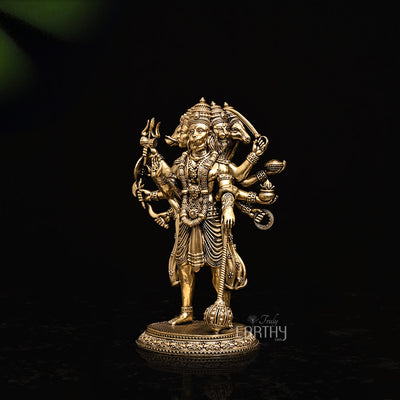 Superfine Brass Panchmukhi Hanuman Ji