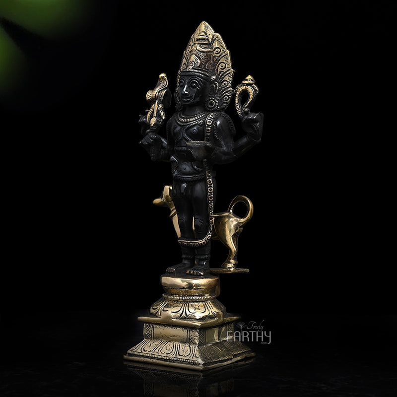 Brass Kaal Bhairava Statue