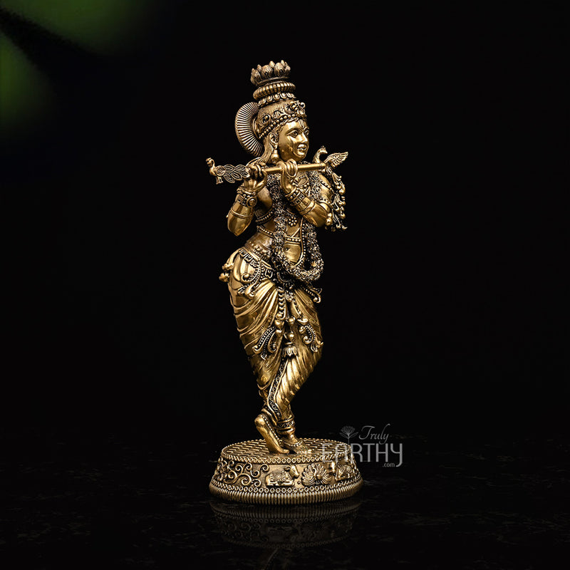 Superfine Brass Lord Krishna (35 cm)