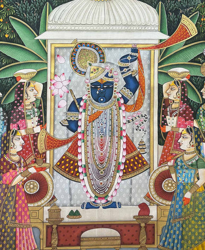 sharad purnima pichwai painting_2