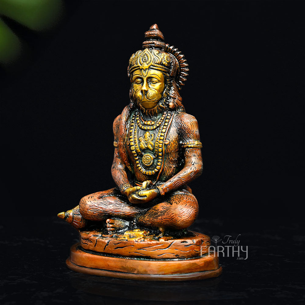 brass hanuman ji statue, angel 2
