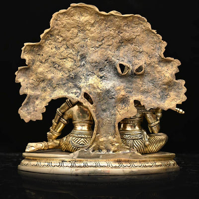 brass radha krishna, angel 4