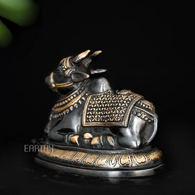 brass nandi statue, angel 2